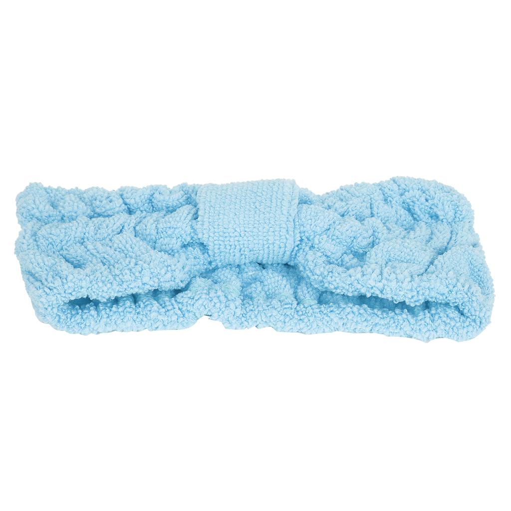 6PCS Microfiber Hdbands Soft Elastic Bowknot Hair Bands for Makeup Face Washing Sports Supplies