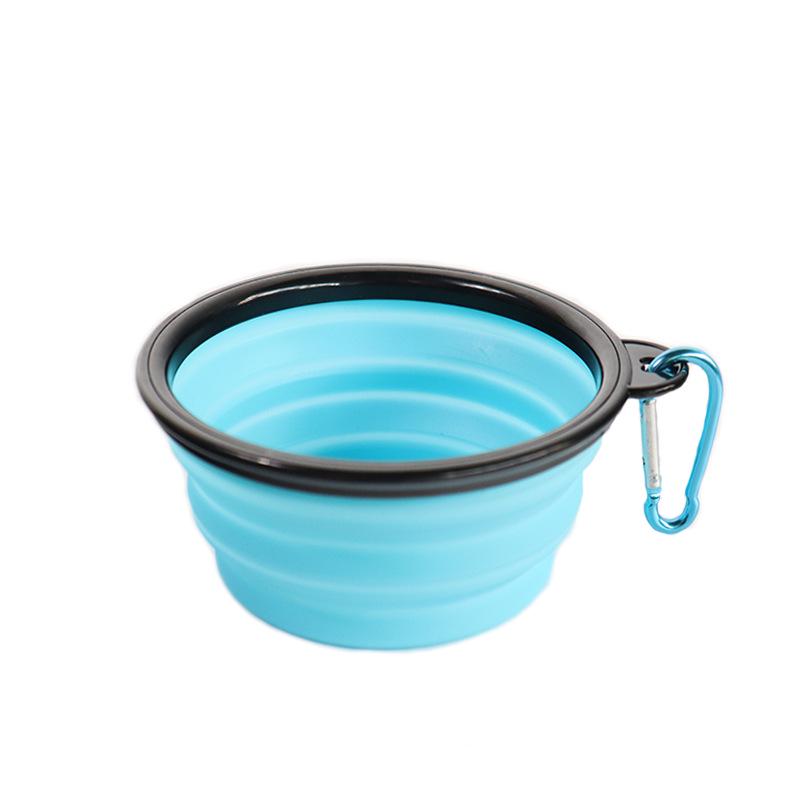 Extra Large Portable Silicone Dog Bowl and Slow Feeder