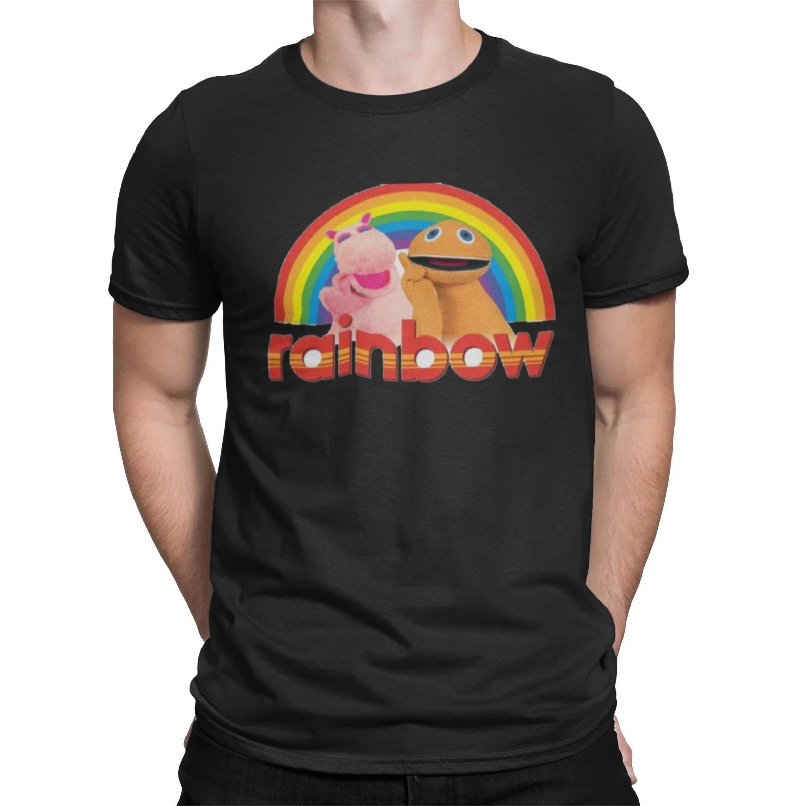 rainbow cartoon tv show Christmas birthday halloween funny gift t shirt 2XL