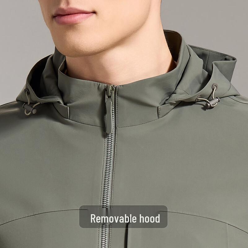 Men's Easy Care Detachable Hood Jacket