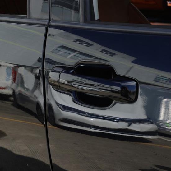 Glossy Black Car Door Grab Handle Cover For Toyota Tundra Sequoia 2007-21