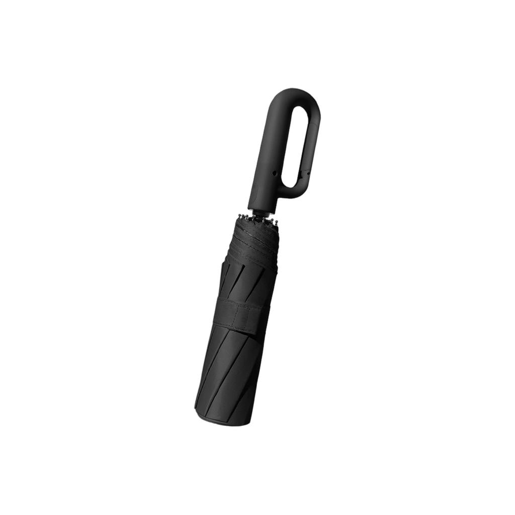 Automatic Open Close Umbrella with Loop Handle Compact Folding Design UV Protection Sun Rain Dual Use Wind Resistant Travel Umbrella