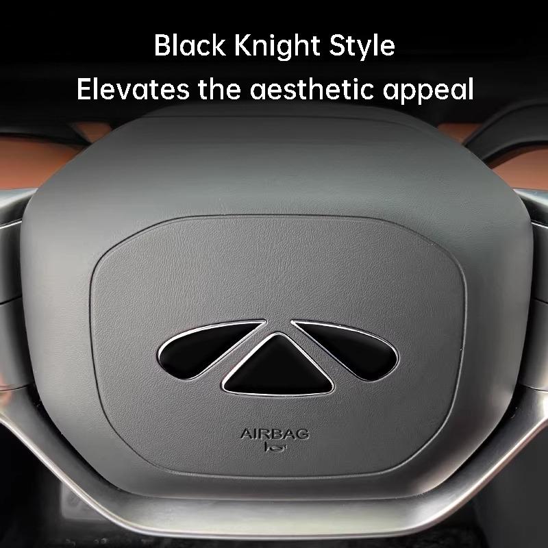 For Chery Fulwin A9L Car Front Lable Sticker Blackened Hood Steering Wheel Emblem Decal Interior Exterior Decoration Accessories