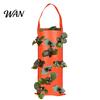 Upside Down Strawberry Planter Hanging Grow Bag Reusable Breathable Plant Garden for Higher Yields with 4 6 8 10 Planting Holes Vegetables And
