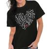 Love The Life You Live Inspiration Positive Womens Crewneck T Shirt Tees Tops