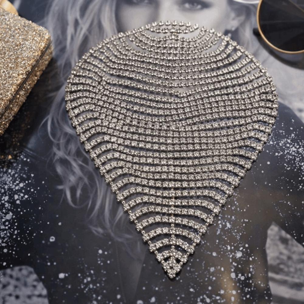 Boho Elegant Shiny Headpiece Cap Glitter Gold Multi-Layer Rhinestone Headband Headwear Bling Crystal Head Chain Nightclub