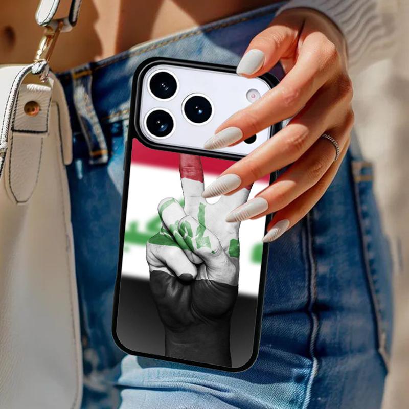 Irak Irak Flagge Handyhülle Für iPhone 17 Air 14 15 13 12 Max Hülle Für Apple 14 15 16 16e 11 Pro Max Plus