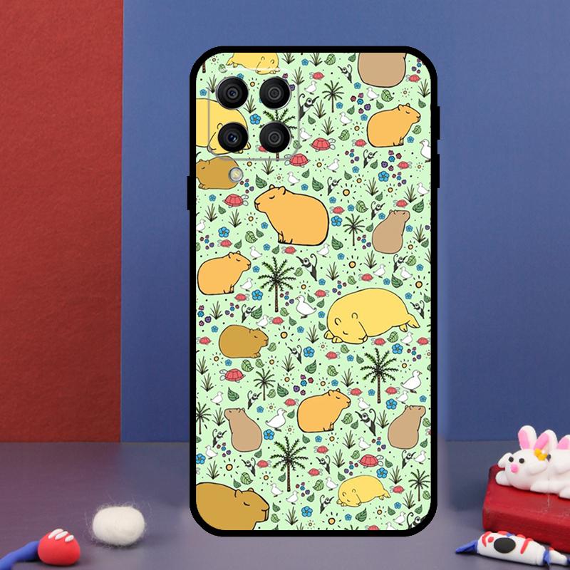 Capybara Lovely Animal For Samsung Galaxy M33 M13 M23 M53 M15 M55 M31 M51 M14 M34 M54 M20 M30s M32 M52 Phone Case