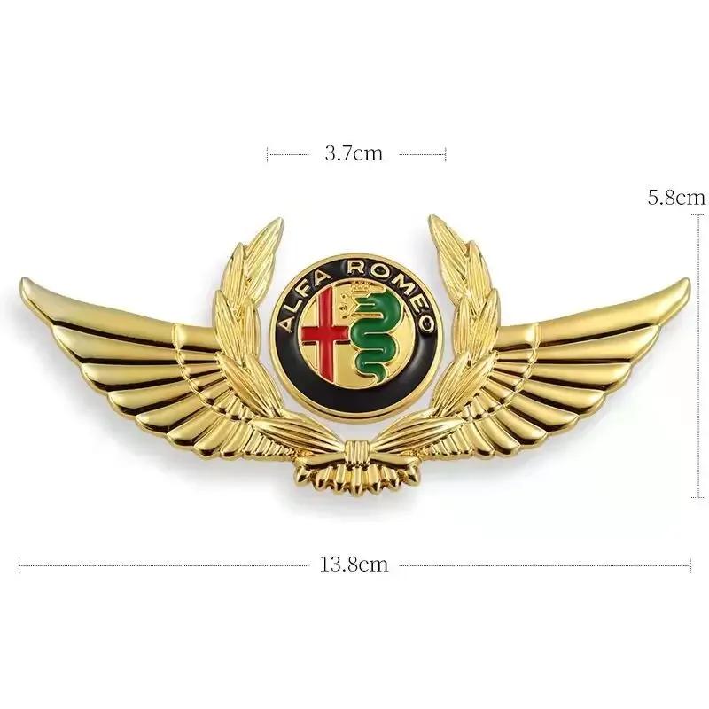 Car Window Hood Trunk Side Body Badge Stickers for Alfa Romeo 159 156 147 Giulia Giulietta Stelvio Mito Spider Volante Sportiva zk5