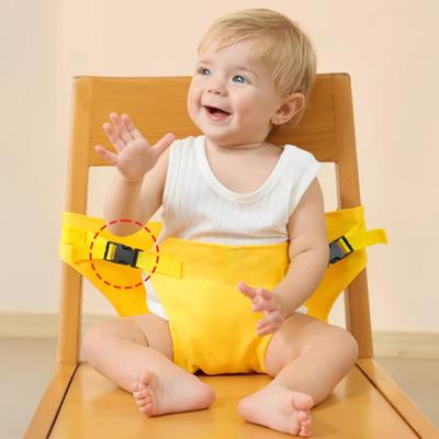 Baby High Chair Harness Adjustable Children's Dining Chair Safety Belt Portable Feeding Safety Belt Foldable Booster Belt for Outdoor Activities