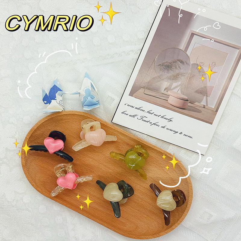 

Acrylic Heart Claw Clip - Minimalist, Elegant Hair Accessory for Women