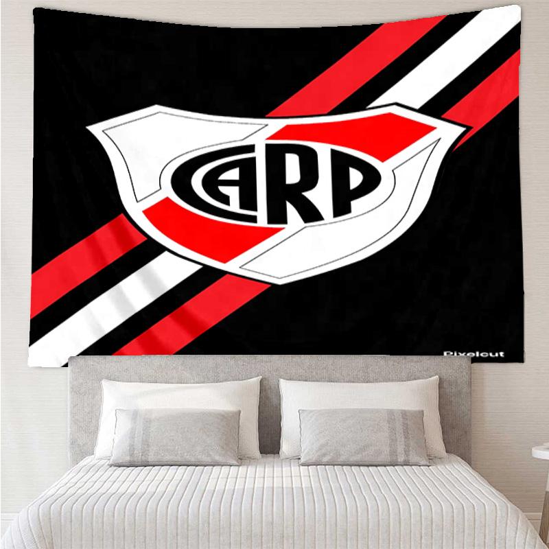 Club Atlético River Plate Tapestry for Bedroom Aesthetic Classroom Tapestries Wall Hanging for Living Room Dorm Office,Ideal Creative Gift