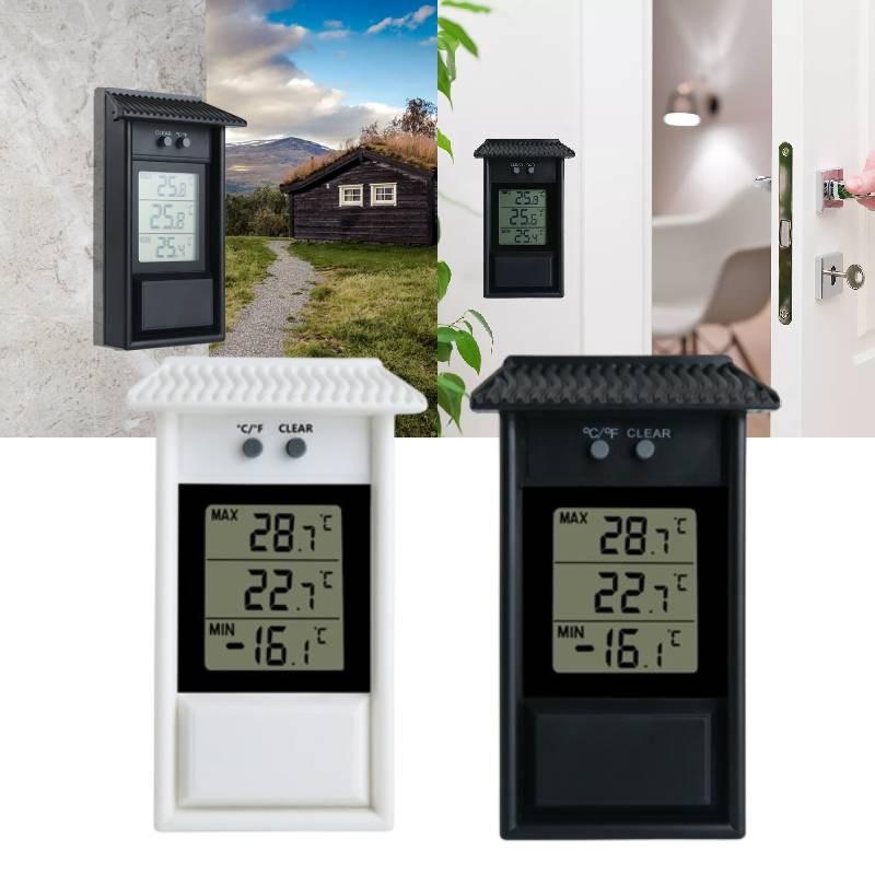 Versatile Indoor And Outdoor Temperature Measurement Thermometer For Home Garden Use
