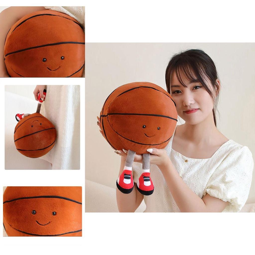 Non-cartoon Animal Style Plush Toy Football And Basketball Doll For Children Ideal For Play And Comfort