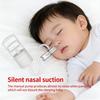 Manual Baby Nose Aspirator Hand Suction Device with Powerful Extraction Non Electric Compact Design for Infant Toddler Nasal Care