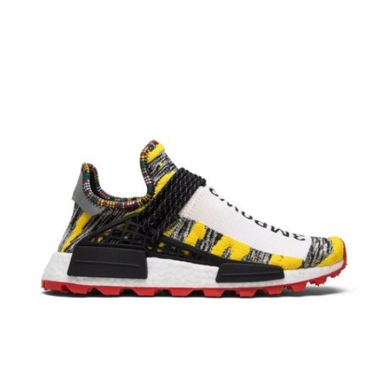 Pharrell Williams ×adidas NMD Hu Solar Pack Red BB9527 Men's Size