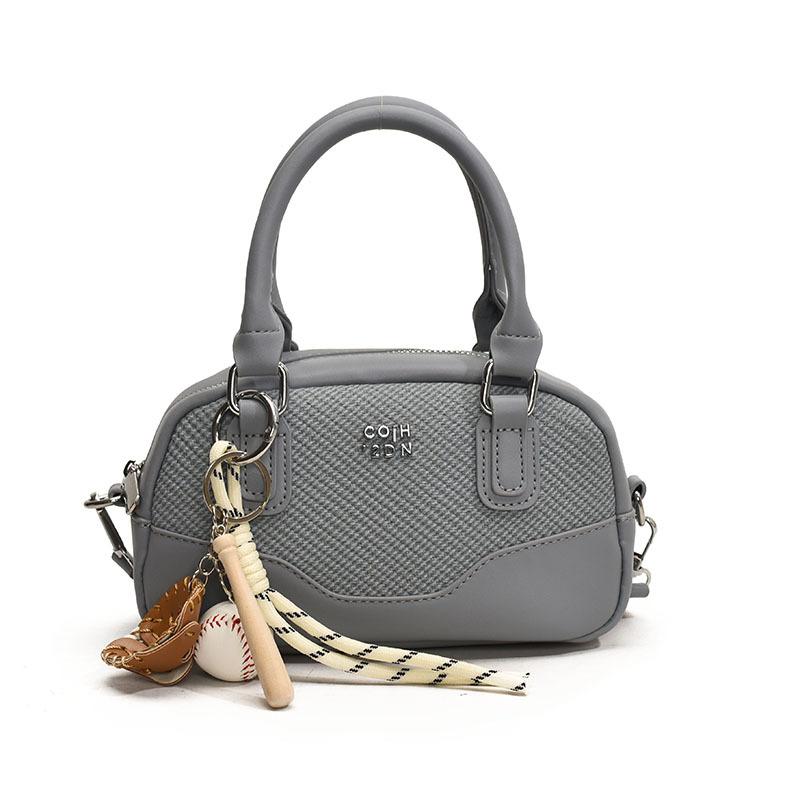 

Handbag Women s New Fashion Bag Versatile Shoulder Crossbody Bag no pendant серый