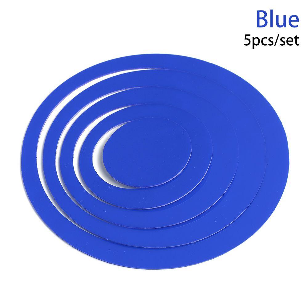 5PCS/Set DIY Home Decor Wall Art Wall Stickers Round Decals 3D Circles Mural