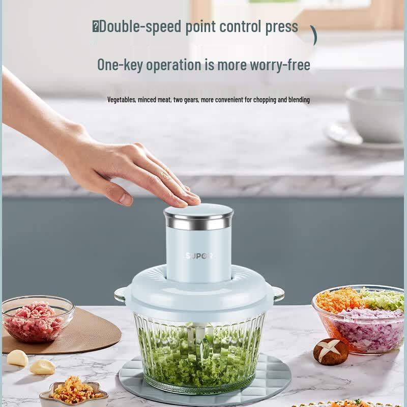 Supor 2L Multi-functional Electric Meat Grinder & Food Processor CN plug (adapter included)