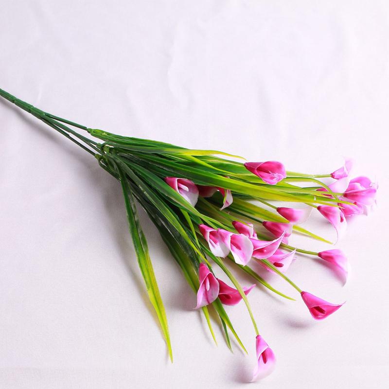 

1 шт искусственные цветы цвет каллы лилии искусственные цветы для наружного сада патио внешнего окна двора офиса домашнего стола комнаты 1PC