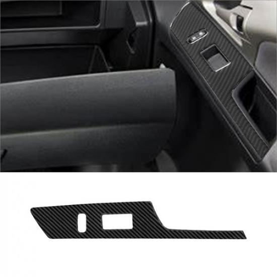 Carbon Fiber Interior Passenger Side Door Control Cover Trim For Toyota Matrix