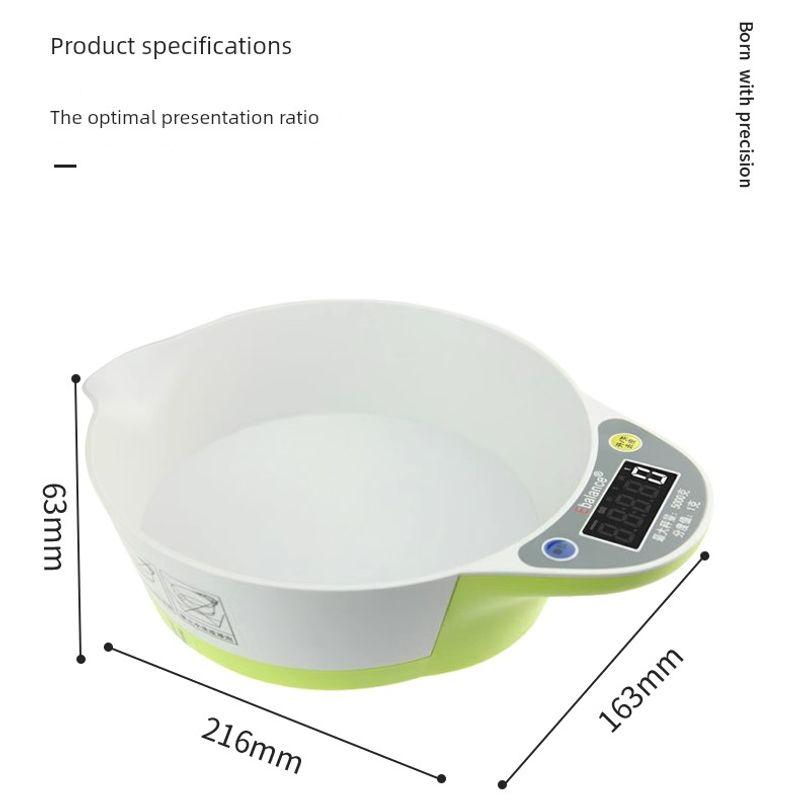 Pet Weighing Scale Multifunctional Cat Dog Pet Weighing Device Pet Hospital Pet Shop Small Animal Weighing 5kg Mini Pet Scale (Battery Version)