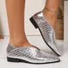 Fashion Summer New Women Flats Loafers Luxury Trend Shoes Brand Sandals 2025 Elegant Pointed Toe Walking Sneakers Shallow