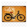 WellCraft Cartelli in Latta per Biciclette Velosolex Targhe Murali Retro per Bici Decorazione Pub WX