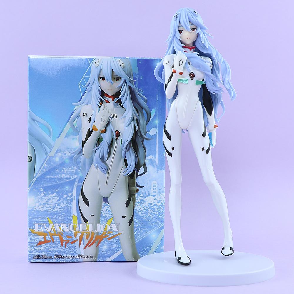 22CM Anime EVA Ayanami Rei NEON GENESIS EVANGELION Neueste Kinofilm-Version Modell Spielzeug Geschenk Sammlung Actionfigur