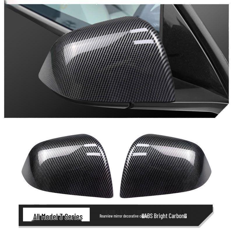 25-Year Tesla Model Y Rearview Mirror Carbon Fiber Cover