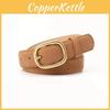 Fashion Retro Ladies Leather Belt Pu Material With Classic Buckle For Casual Wear