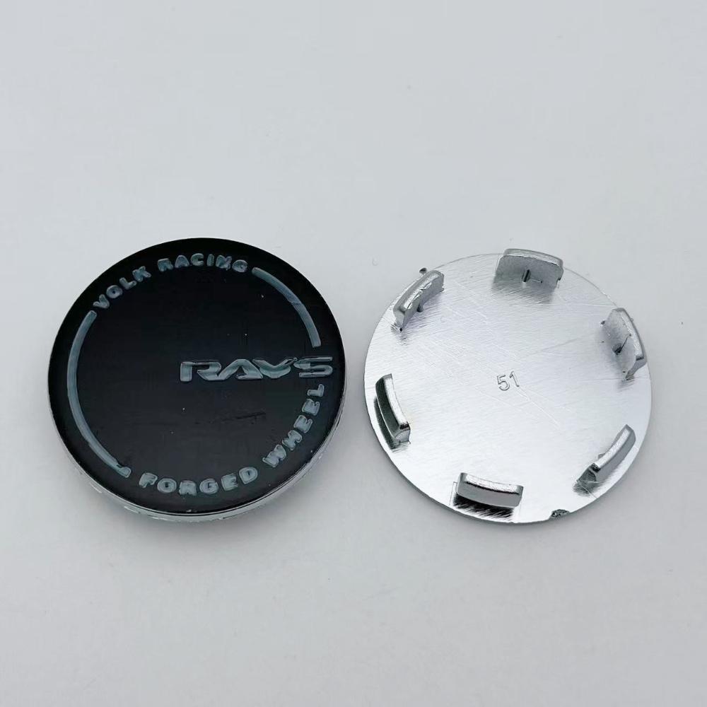 4pcs 51mm Car Wheel Center Caps with Rays Logo Emblem Wheel Rims hub cap Auto Rim Centre Cover Hubcap Car Styling Accessories