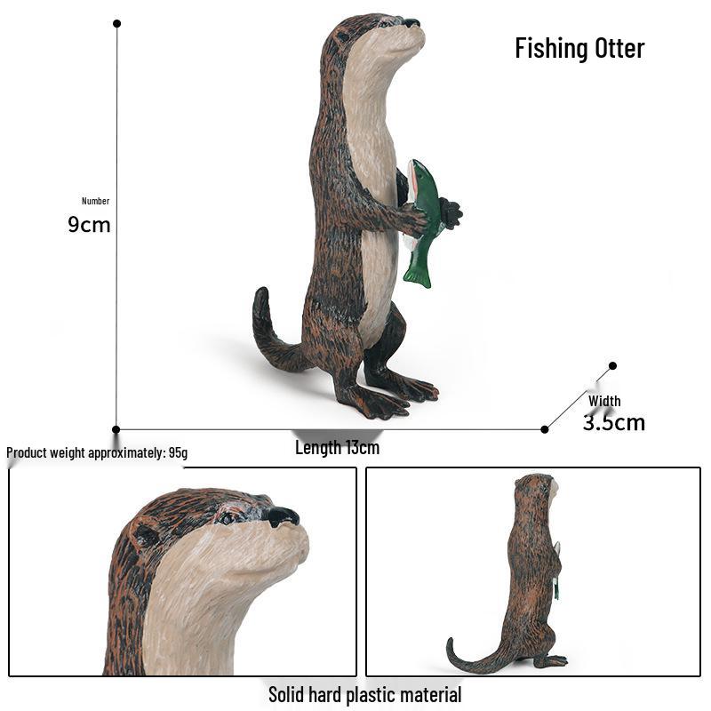 Animal Simulation Toys: Capybara, Beaver, Pangolin, Armadillo, Badger, Anteater, Otter, Aardvark, Skunk, Tapir