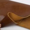 Strato Superiore Pelle Vacchetta Giallo Marrone Pelle Cerata ad Olio Divano Sedia Testiera Letto Marrone Intero Semplice Vintage Pelle Cerata ad Olio