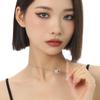 Elegance: Women's Little Waist Titanium Pendant for Sweater – Colorfast, Luxurious Summer Necklace