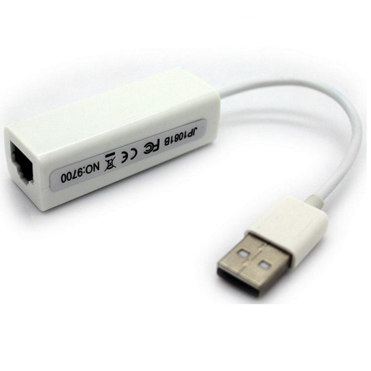 

Зовнішній мережевий адаптер USB до RJ45 для WIN7 з драйвером 9700