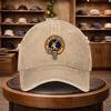 Mens Sword and Shield Emblem Baseball Cap Outdoor Fashion Adjustable Casual Hat Urban Style Lightweight Fashion Visor All