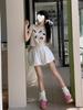Korean Style High Waist Black Wide-Leg Shorts for Women - Summer 2024