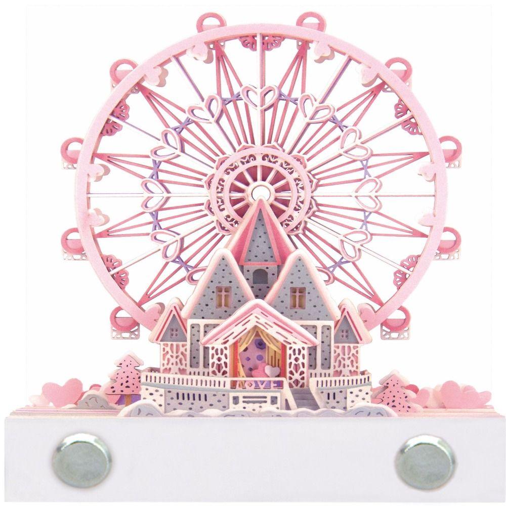 

3D липкие заметки на колесе обозрения, 99 листов, блокноты для заметок, офис