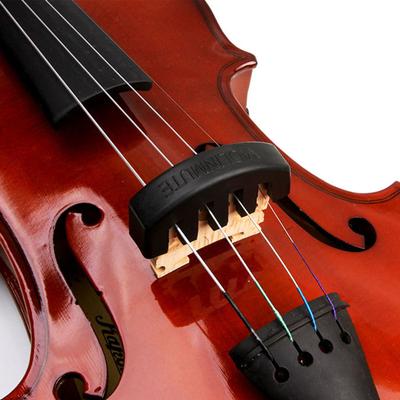 4 τμχ Rubber Violin Mute Σιγαστήρας βιολιού Τετρα τεμάχια 2 τμχ Claw Style & 2 τμχ Στρογγυλή Τουρέτα για
