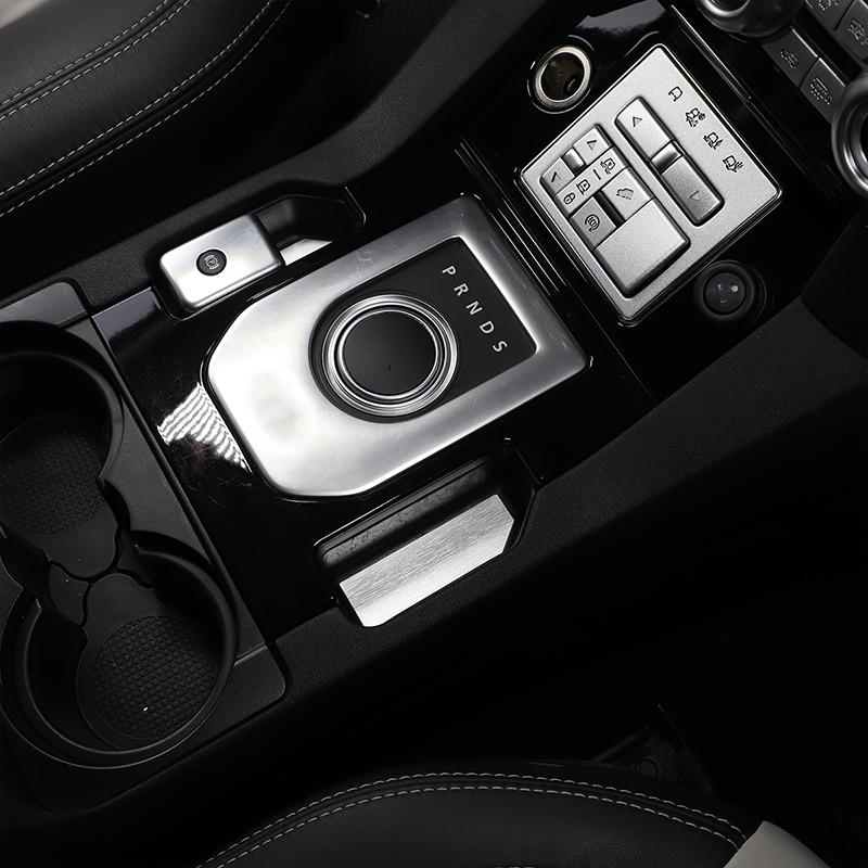 For Land Rover Discovery 4 LR4 2010-2016 Car Central Control Handbrake Bottom Sequin Shift Storage Slot Sequin Car Accessories