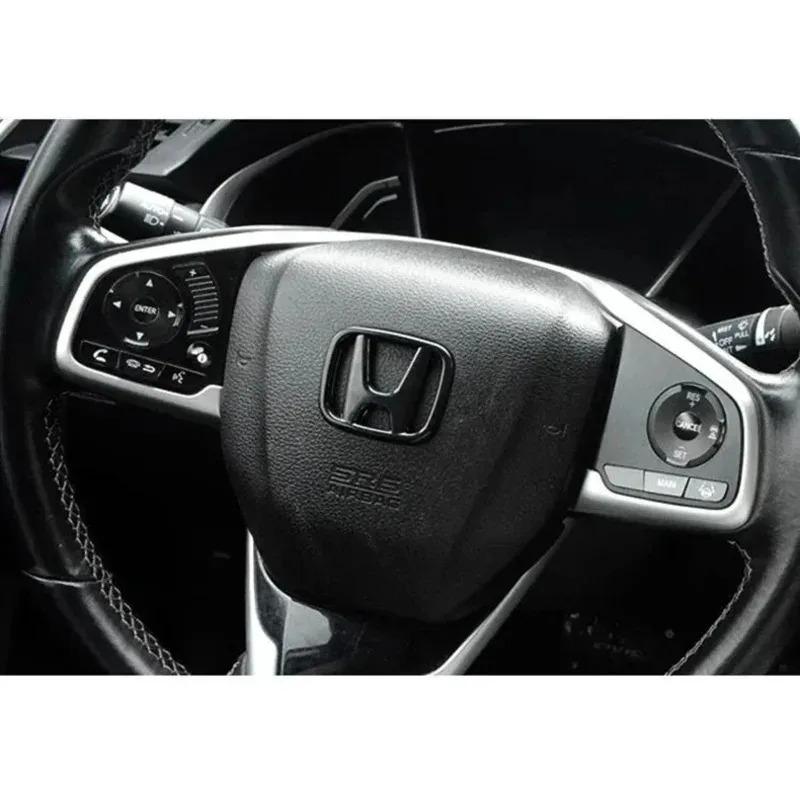 1Pcs For Honda H Civic Black Silver badge Suitable Odyssey Spirit City Jade Car Design o Front Grille Luggage Compartment Sticker