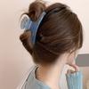 1/2Pcs Women Hair Claw Dot Print Plastic Hair Clamp with Strong Grip Anti-slip Teeth Large Size Shark Hair Clip