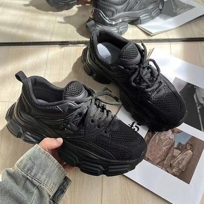 Retro Feet Little Dad Shoes Women's 2024 Summer New Muffin Thick-soled Versatile Breathable Casual Light Sports Shoes