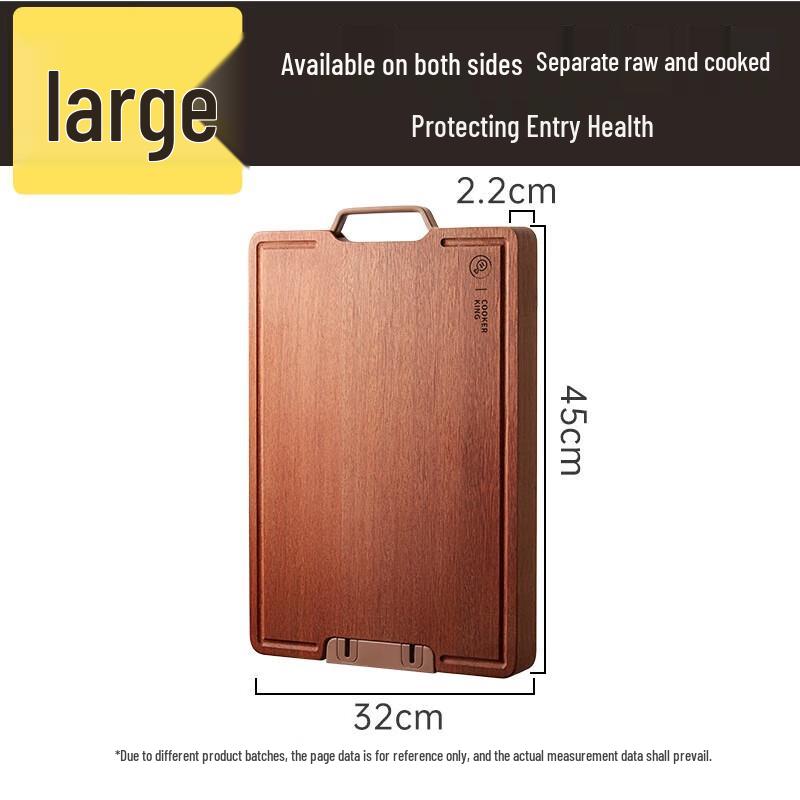 COOKER KING MK03KL Ebony Wood Reversible Cutting Board Set