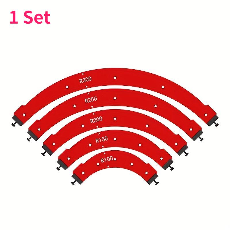 

5pcs Radius Corner Jigs for Wood Working Woodworking Inside and Outside Corner Large Arc Mold Set Precision Positioning Template