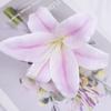20 Stück Künstliche Lilienblütenköpfe 3D-Druck Real Touch Lilienköpfe für DIY Blumendekoration