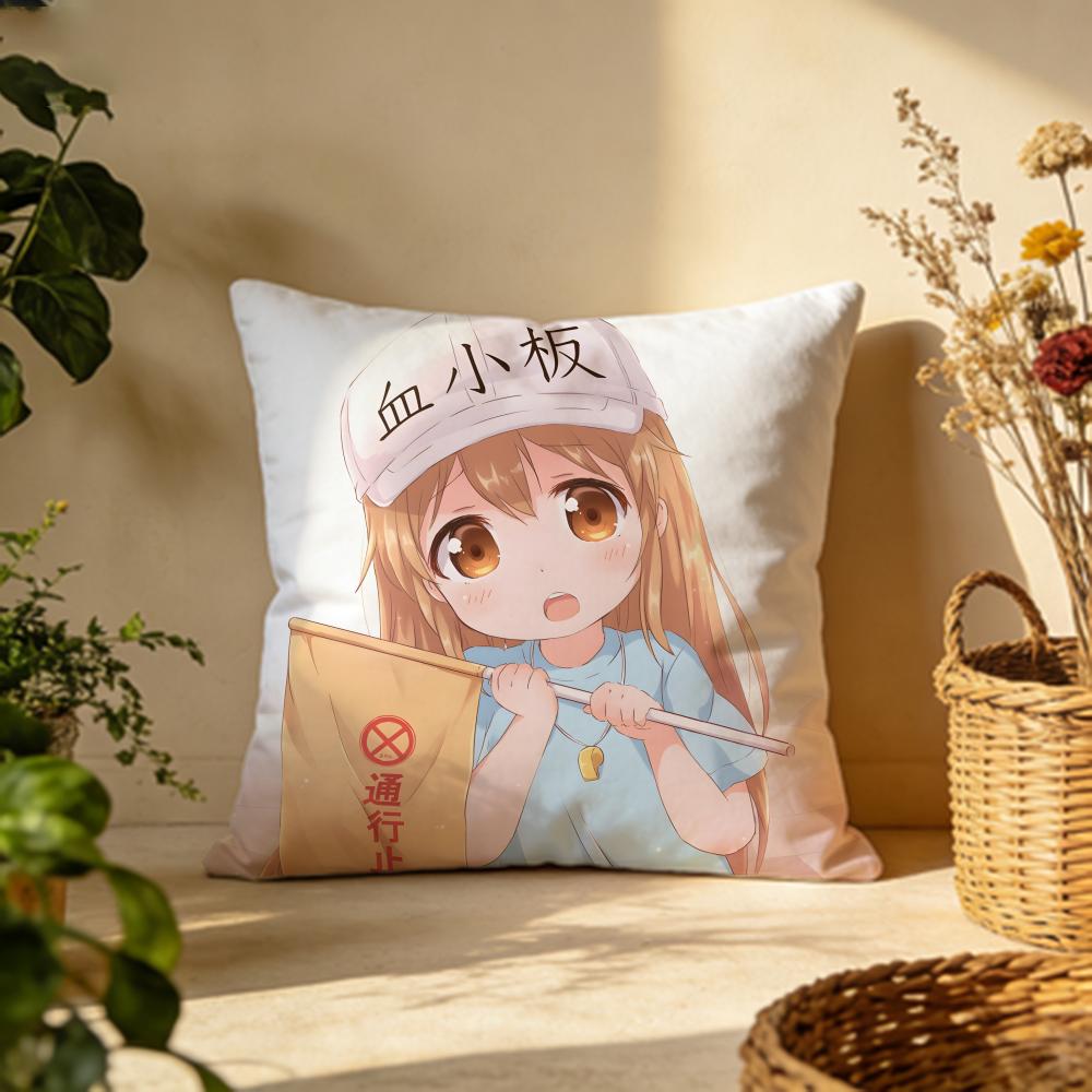 

Hot CCells at Workful Cushion Cover Versatile DoubleSided Pillow Case Fit for Sofa Bed Car Daily Decor 30X30cm