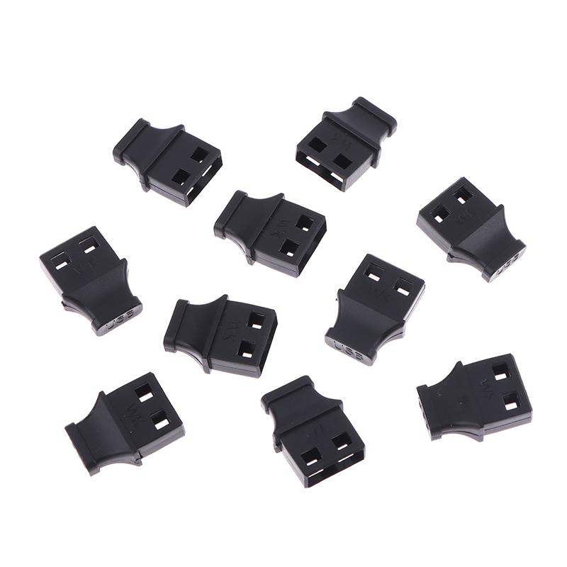 5/10Pcs Type-A Usb Port Plug With Handle Anti-Dust Cover For Laptop Computer Socket Cap Unused Interface Anti-Dust Plug