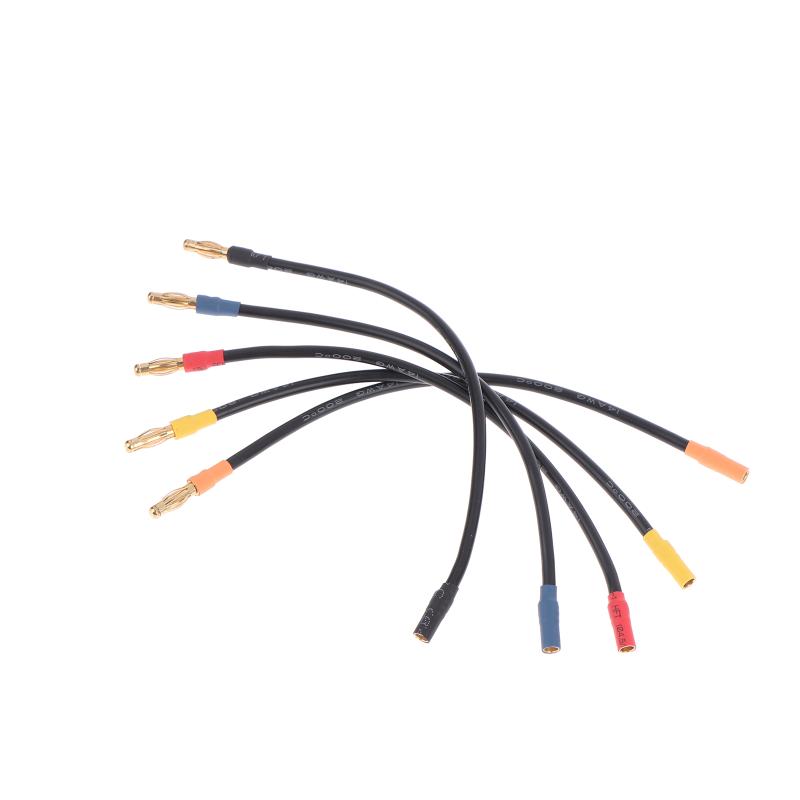 3.5Mm Female To 4.0Mm Male Banana Plug Extension Cable Slug Connector Extension Cable Banana Plugs For Rc Brushless Motor Esc